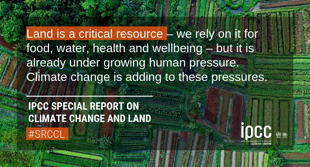 IPCC - The IPCC Special Report on Climate Change and Land... | Facebook