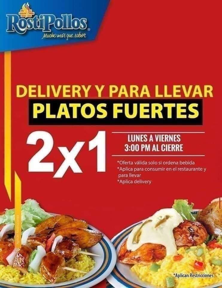 Disfruta nuestra promoción 2x1 en... - Rostipollos Nicaragua | Facebook