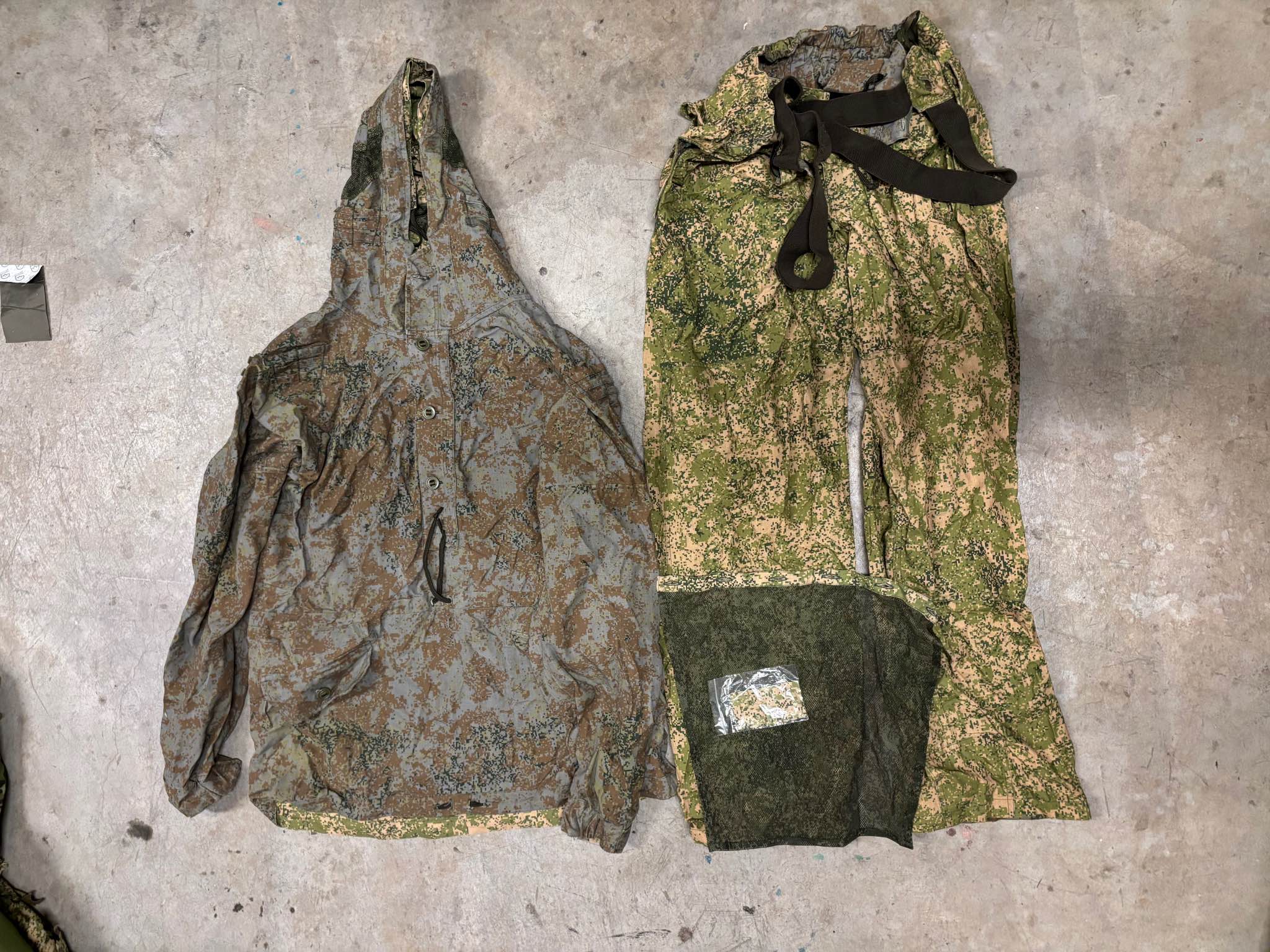 Giena Tactics emr1/2 alligator 3d ghillie cape - 350 Stich Profi