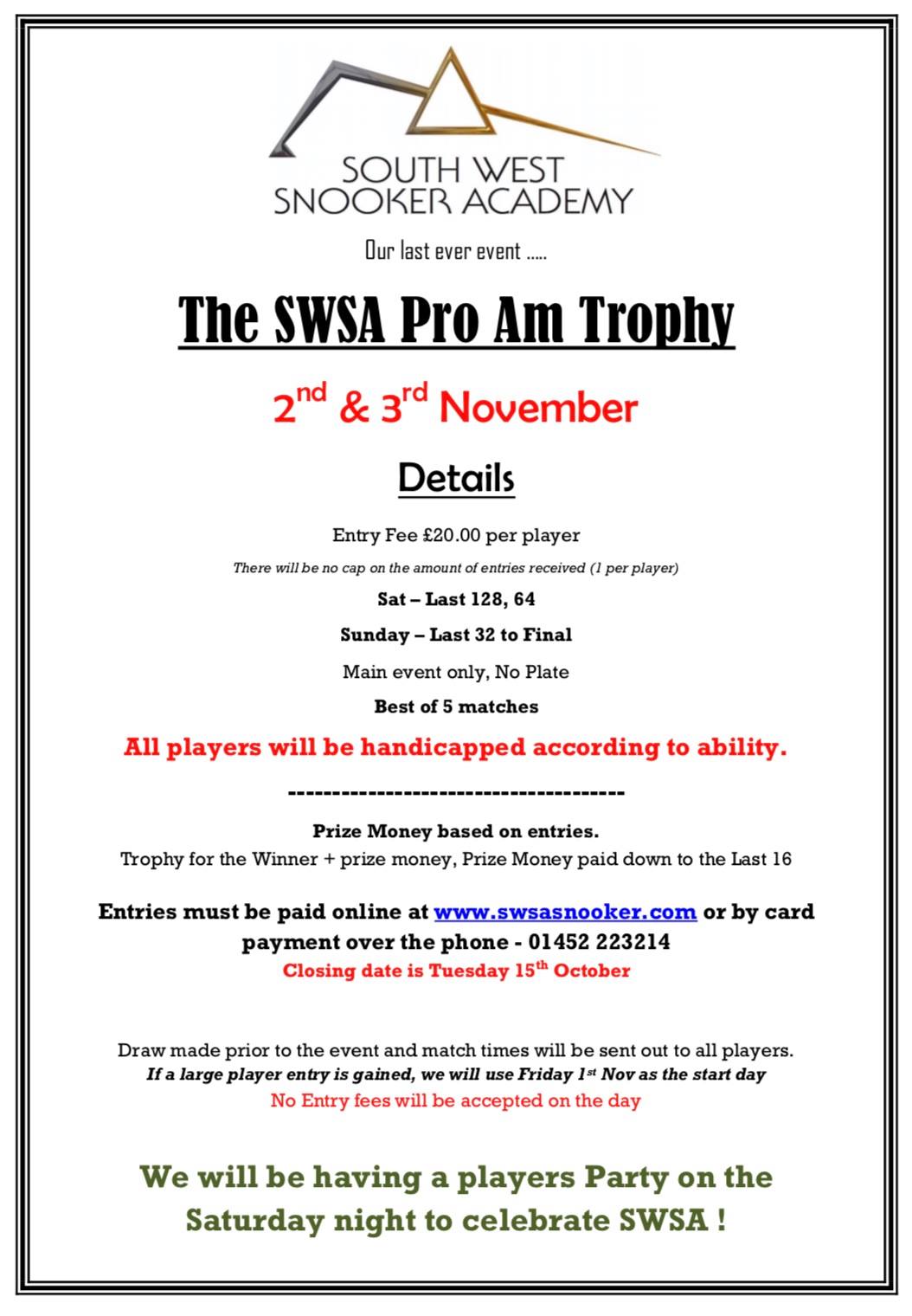 SWSA South West Snooker Academy | Gloucester