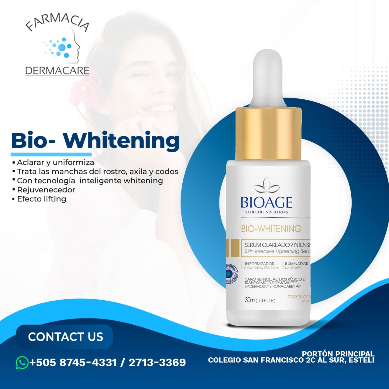 ☀️¡Biage Bio-whitening! La solución... - Farmacia Dermacare