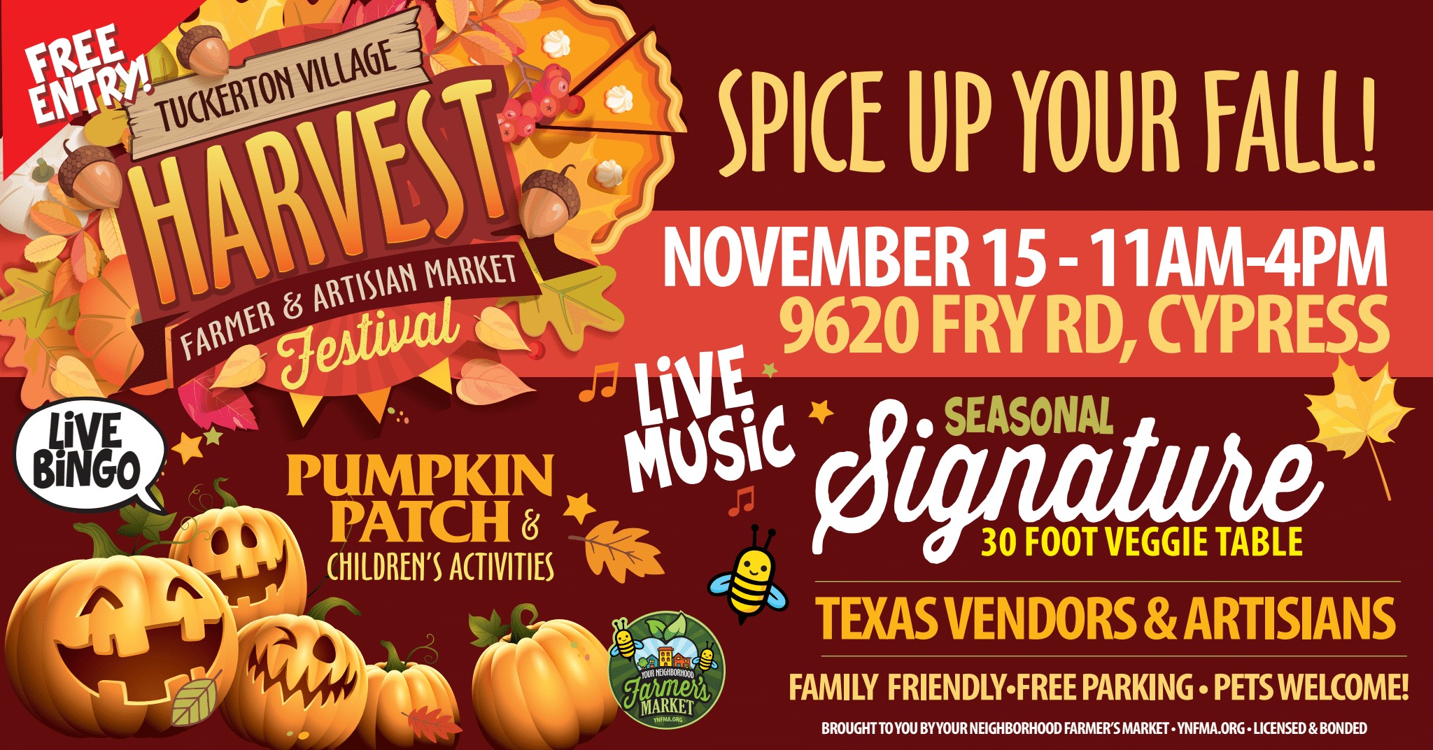 Tuckerton Village-Harvest Festival-Farmers Market