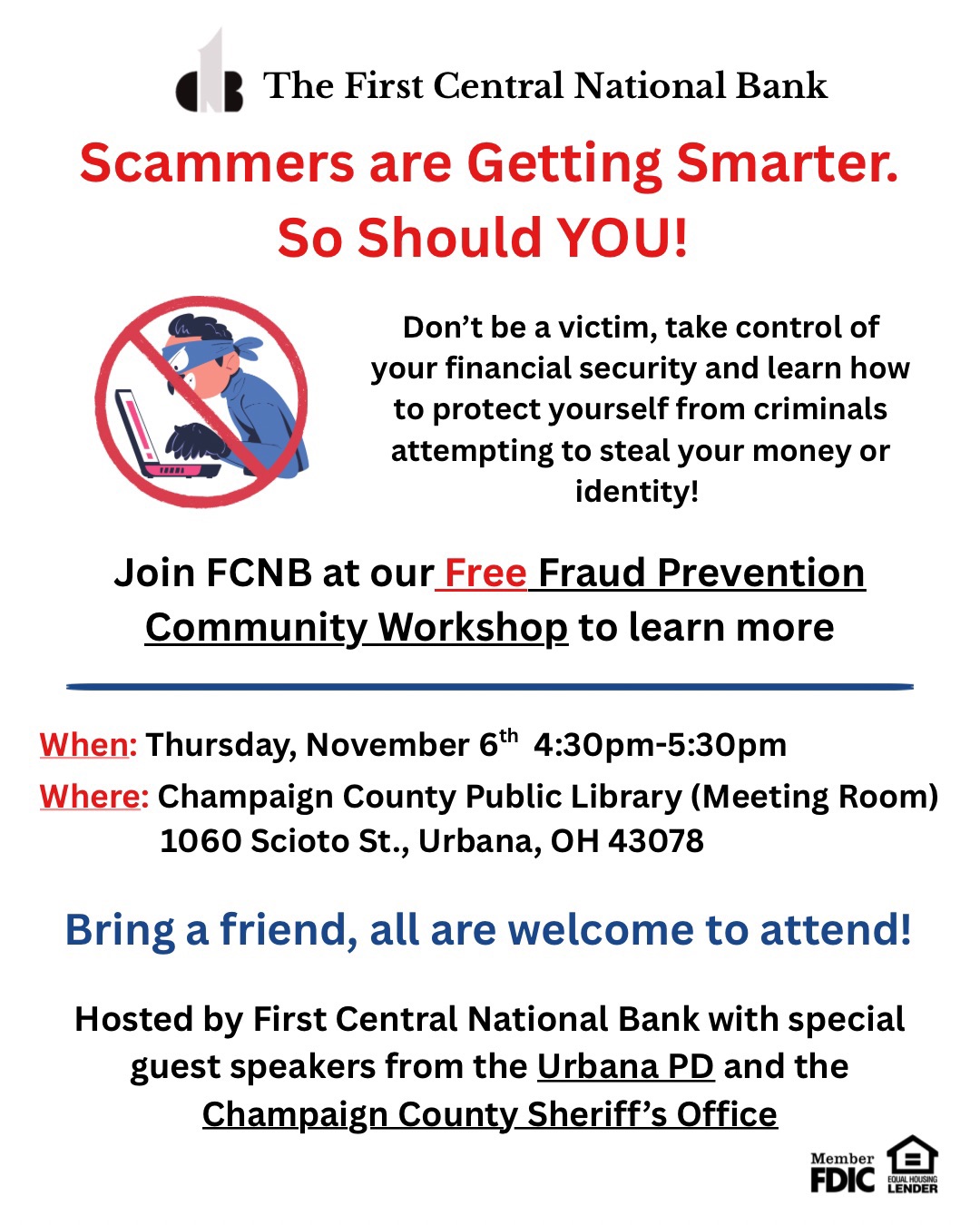 FCNB Fraud Prevention Community Workshop