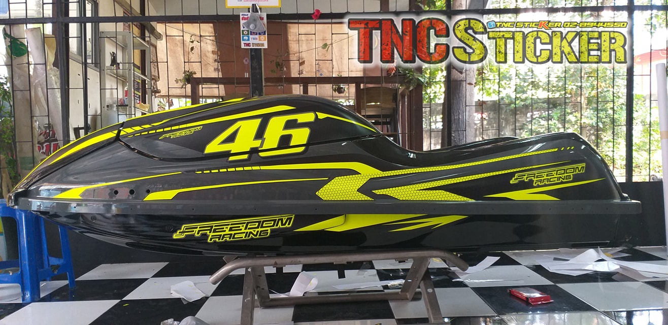 ติดตั้งลายเจ็ท... - Tnc Sticker สติ๊กเกอร์แต่งลายรถ 02-8944550