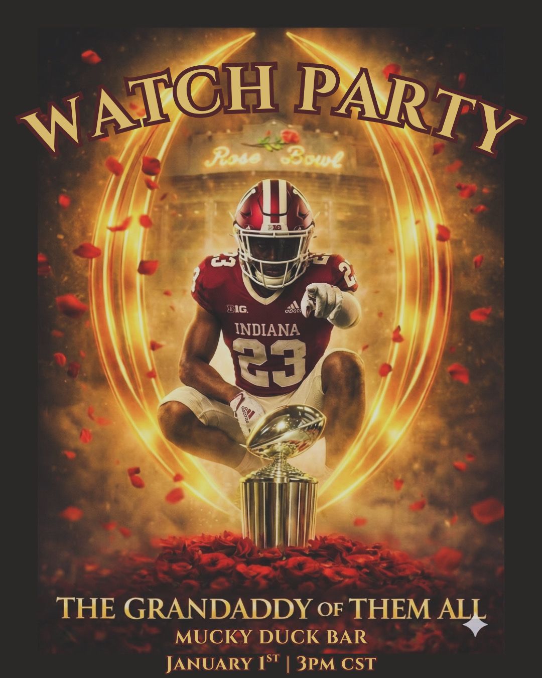 IU DFW - Alabama Crimson Tide vs Indiana Hoosiers - Rose Bowl