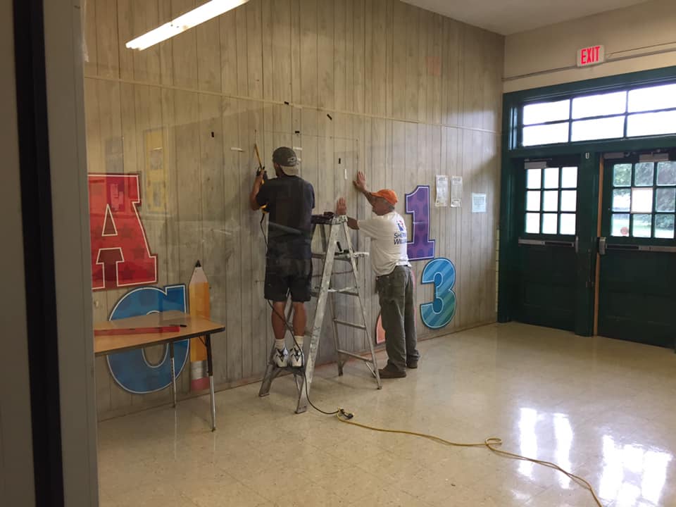 New security check in window in the foyer. - Carnix Co., Inc.