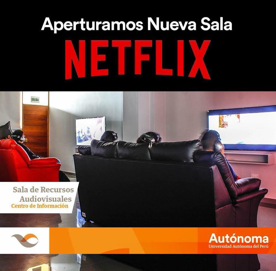 Universidad - ¡Te esperamos en la Nueva Sala #Netflix! Encuéntrala en ...