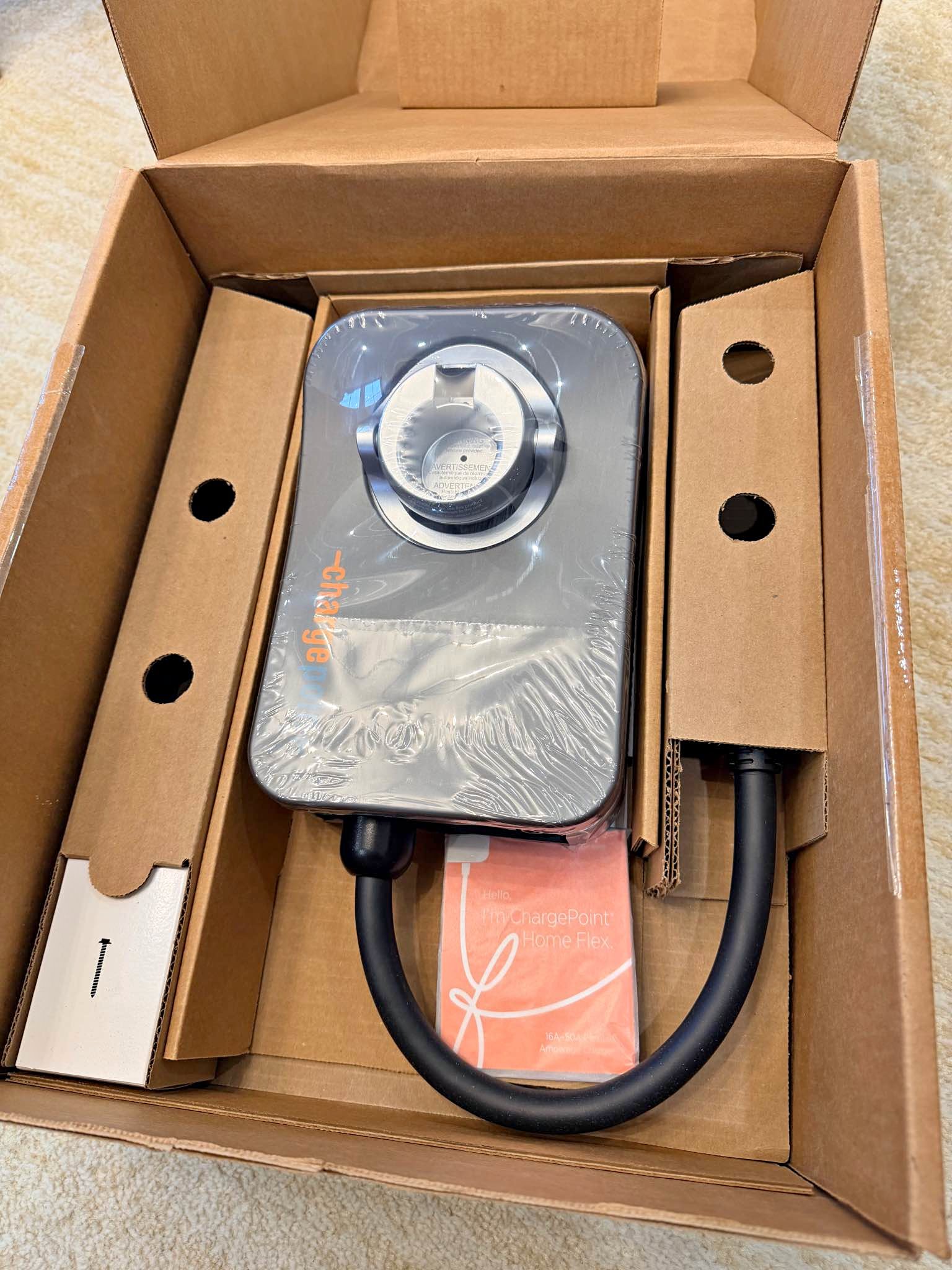 New in Box ChargePoint Home Flex EV Charger NEMA 14-50 - J1772 - Cables ...