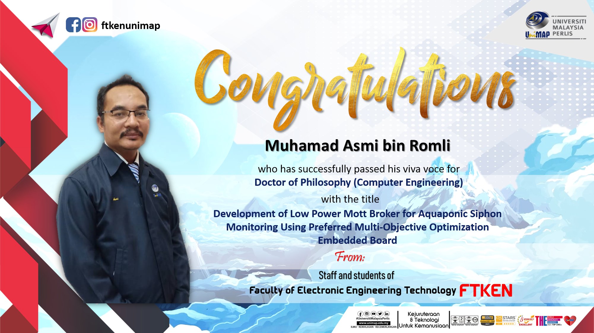 Fakulti Kejuruteraan dan Teknologi Elektronik Unimap - Our heartiest ...