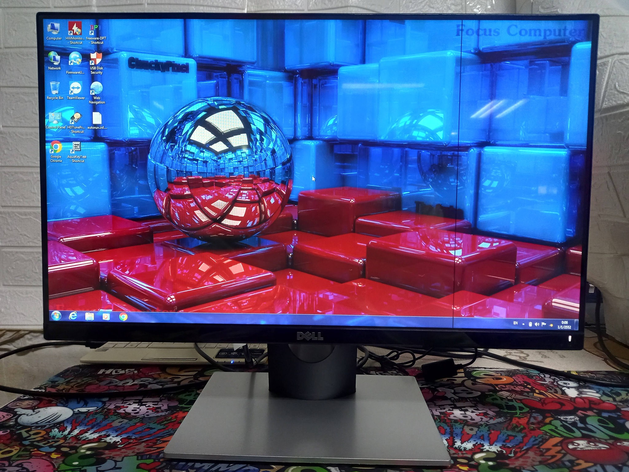 Focus Computer - จอไร้ขอบบางๆ ตำหนิมีเส้นขายถูก จอ IPS...