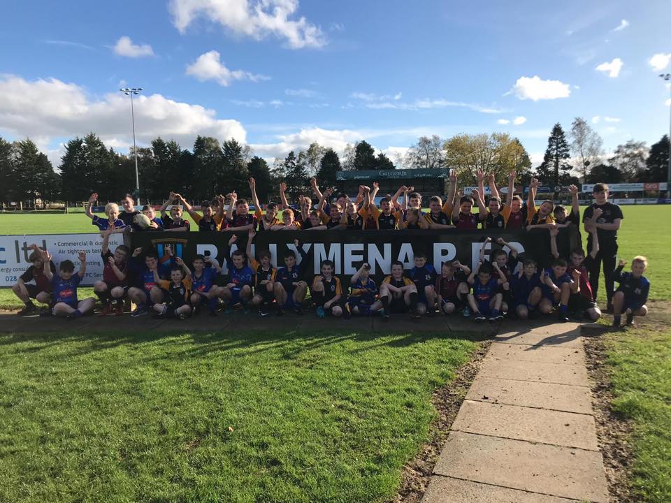 Y8 Rugby enjoying... - Dunclug College, Ballymena, N. Ireland