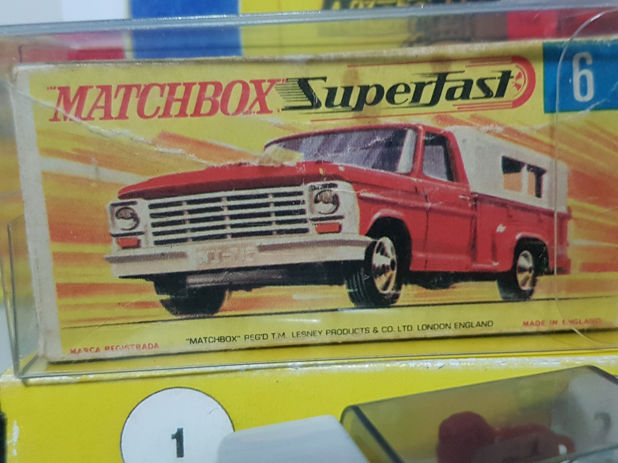 VINTAGE MATCHBOX SUPERFAST No.54b CADILLAC AMBULANCE IN ORIGINAL BOX