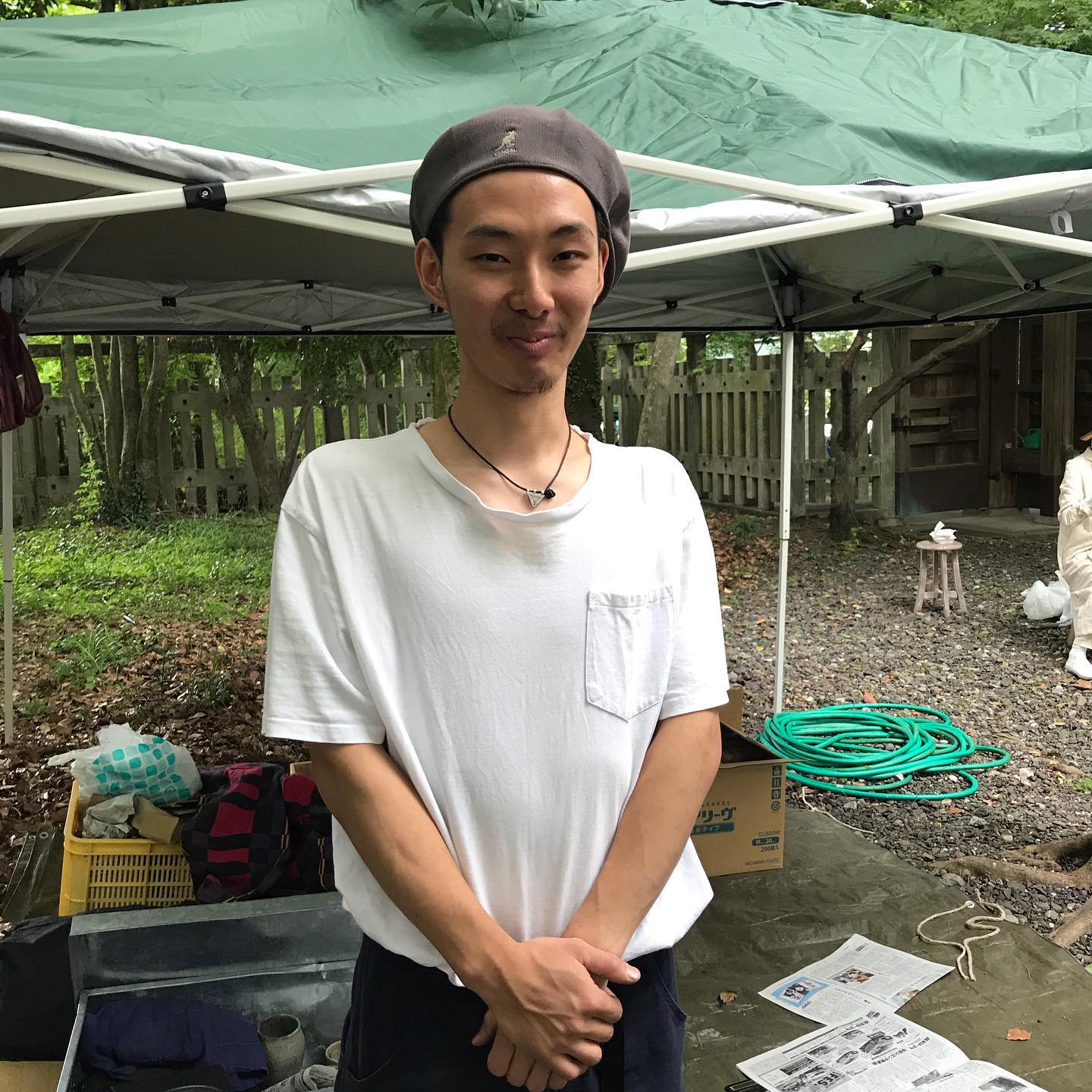 お世話になっている 陶芸家の小野哲平さん、早川ユミさんの次男 鯛くん
