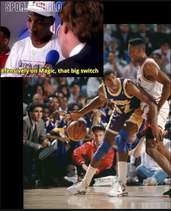 1991, Scottie in the Nike Air flight Lite! 