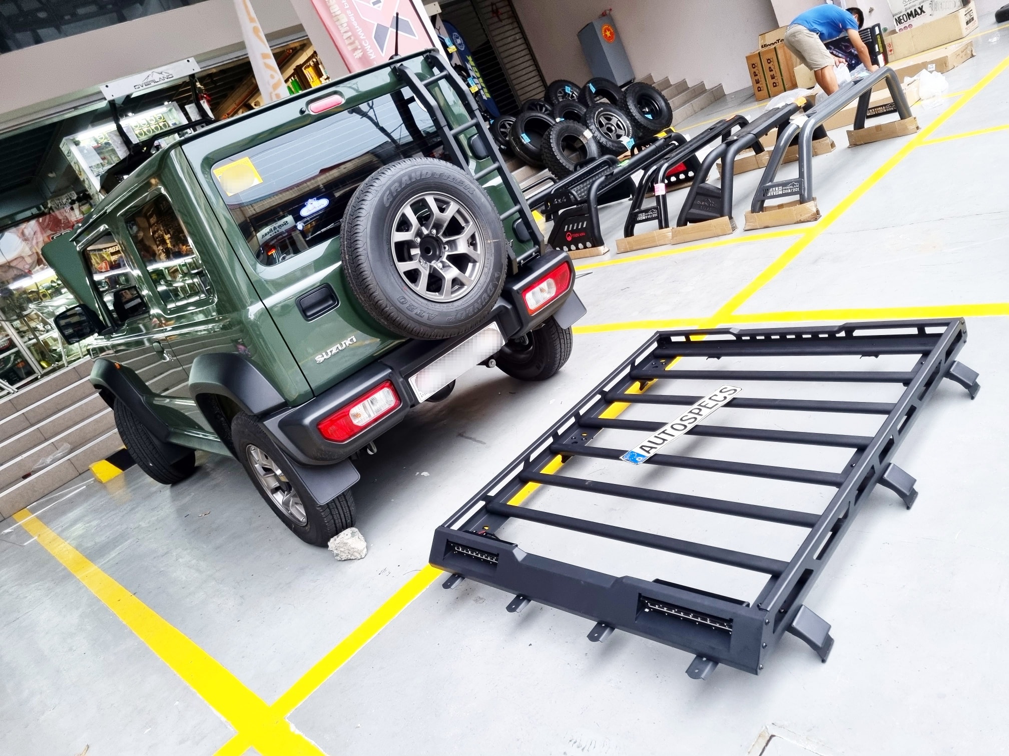 JDM roof rack and JDM ladder... - Jimny Offroad Philippines