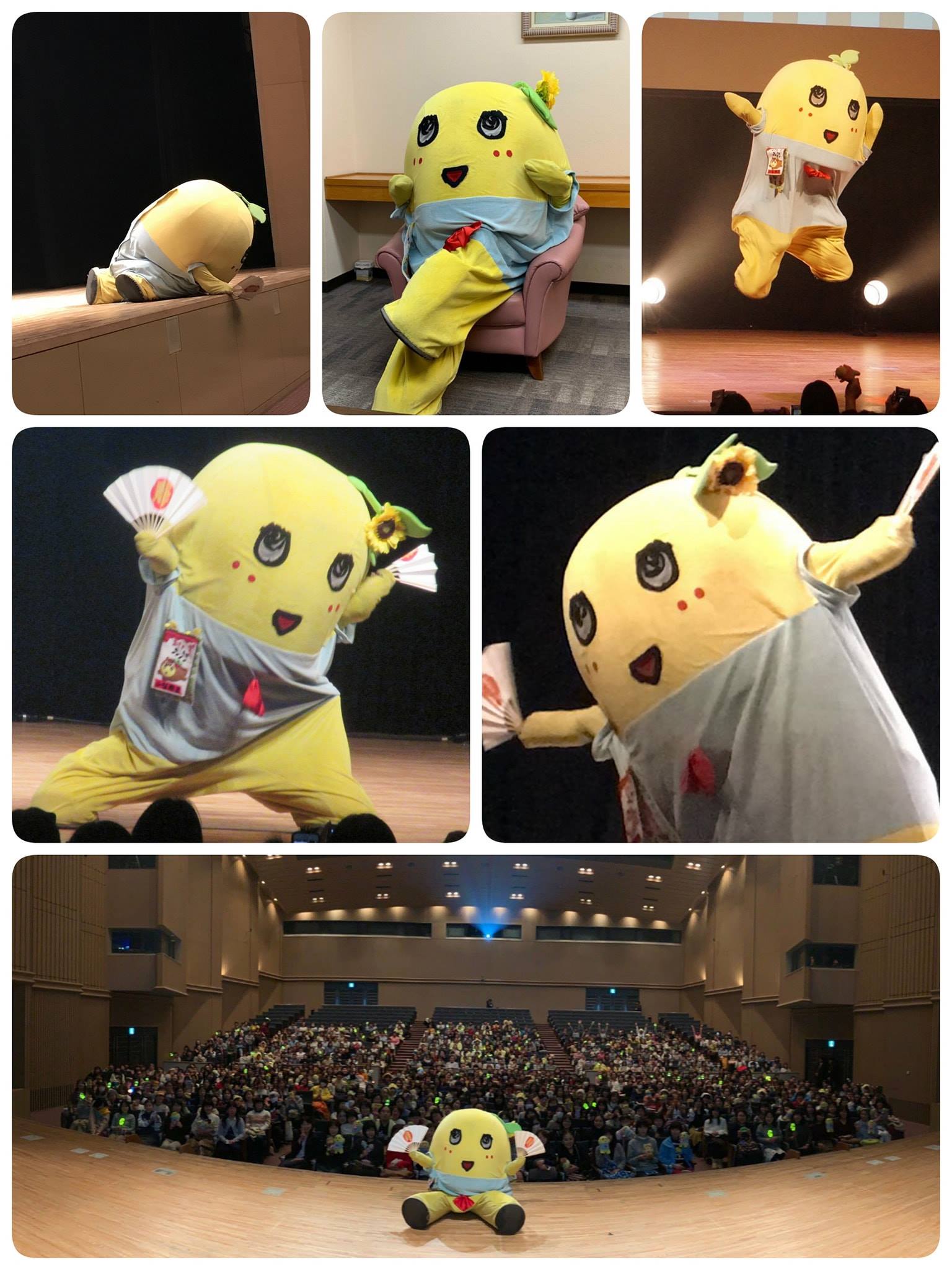 船梨精 funassyi - 1/7船梨精新年會in大阪的活動寫真梨！聽說還從舞臺上摔下來，真是嚇死梨友了.......