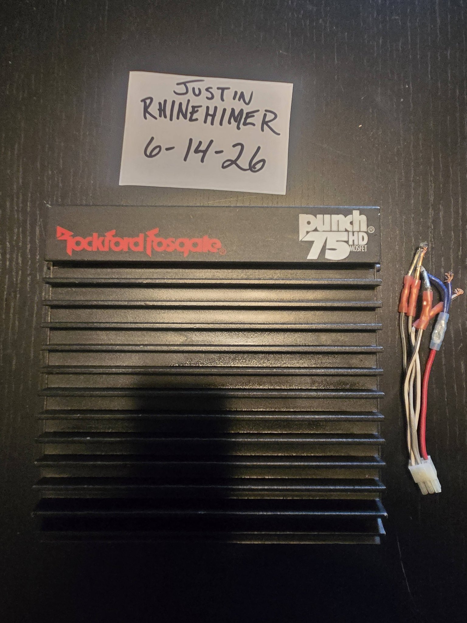 Vintage Rockford Fosgate Punch 75HD amplifier for sale