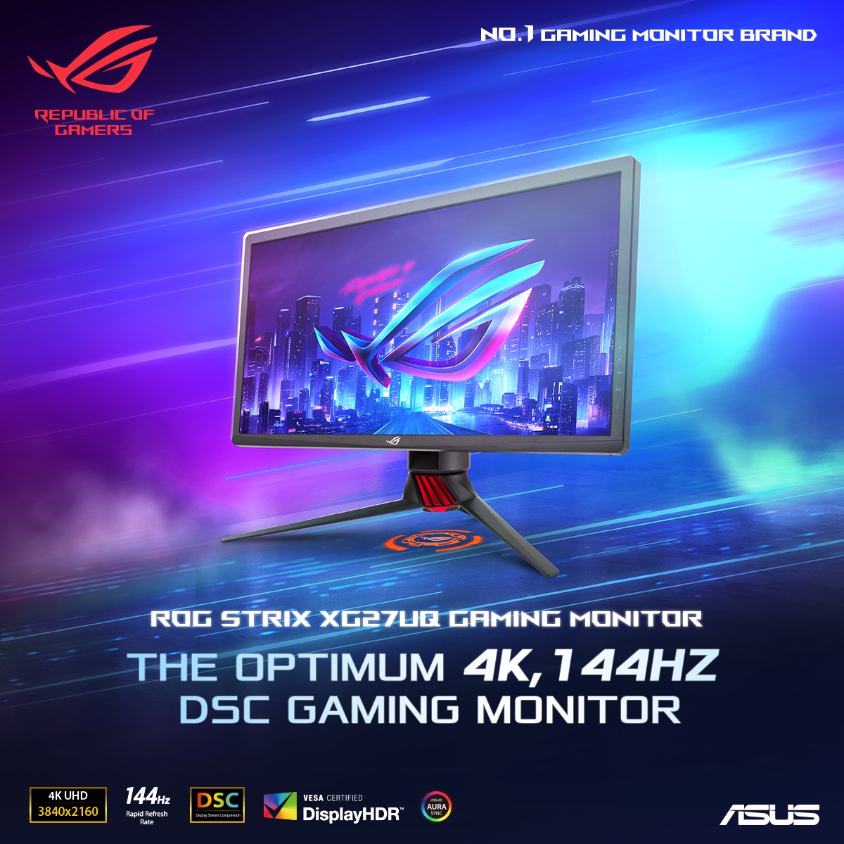 4k 144hz Asus Xg27uq Release Date ASUS ROG Strix XG27UQ: 4K 144Hz 