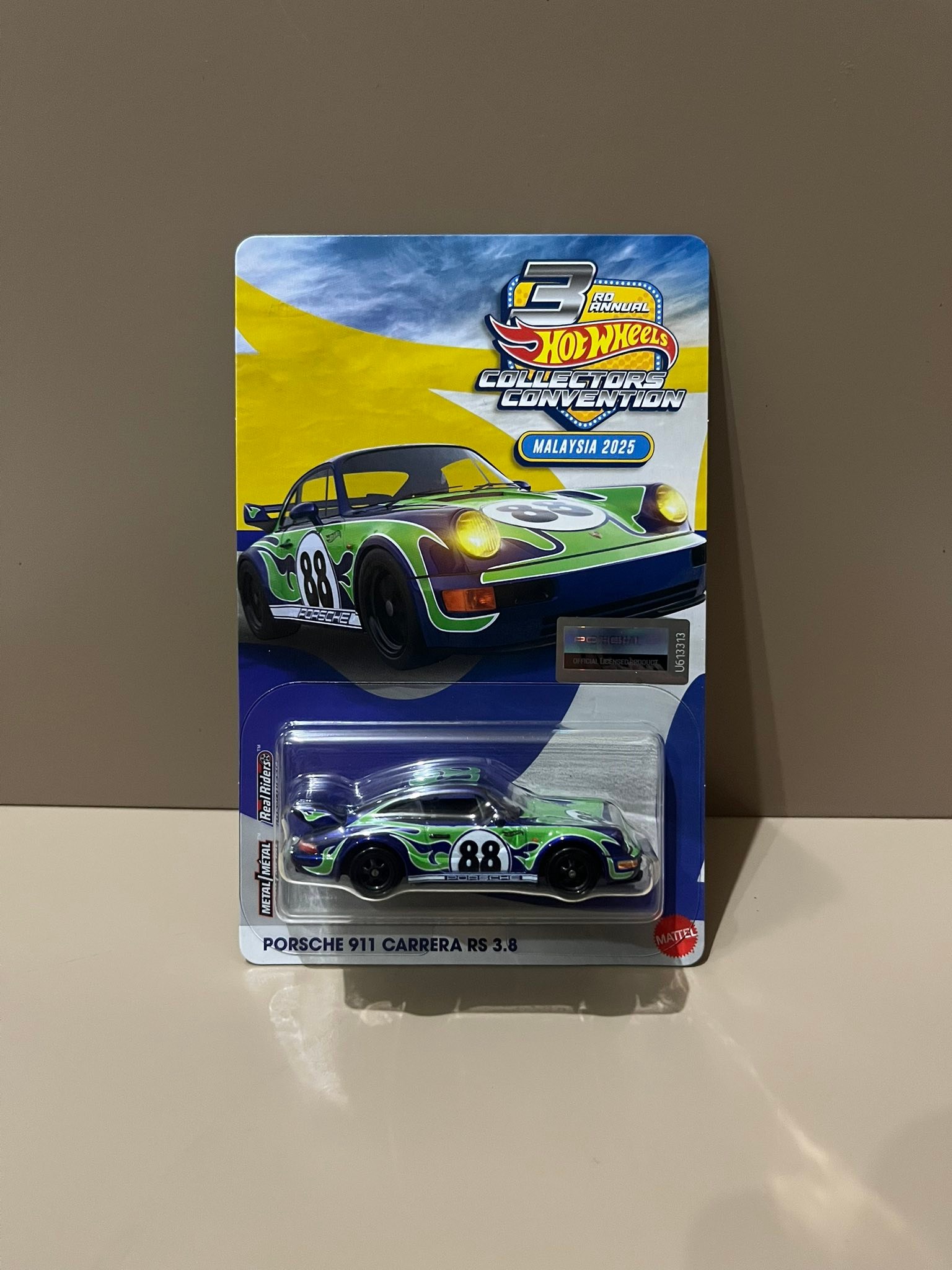 ホットウィールコンベンション2025 -ポルシェ 911 カレラ RS 3.8 HOT WHEELS TEAM TRANSPORT SHELL PORSCHE CAYANNE (IPOH STATION 18