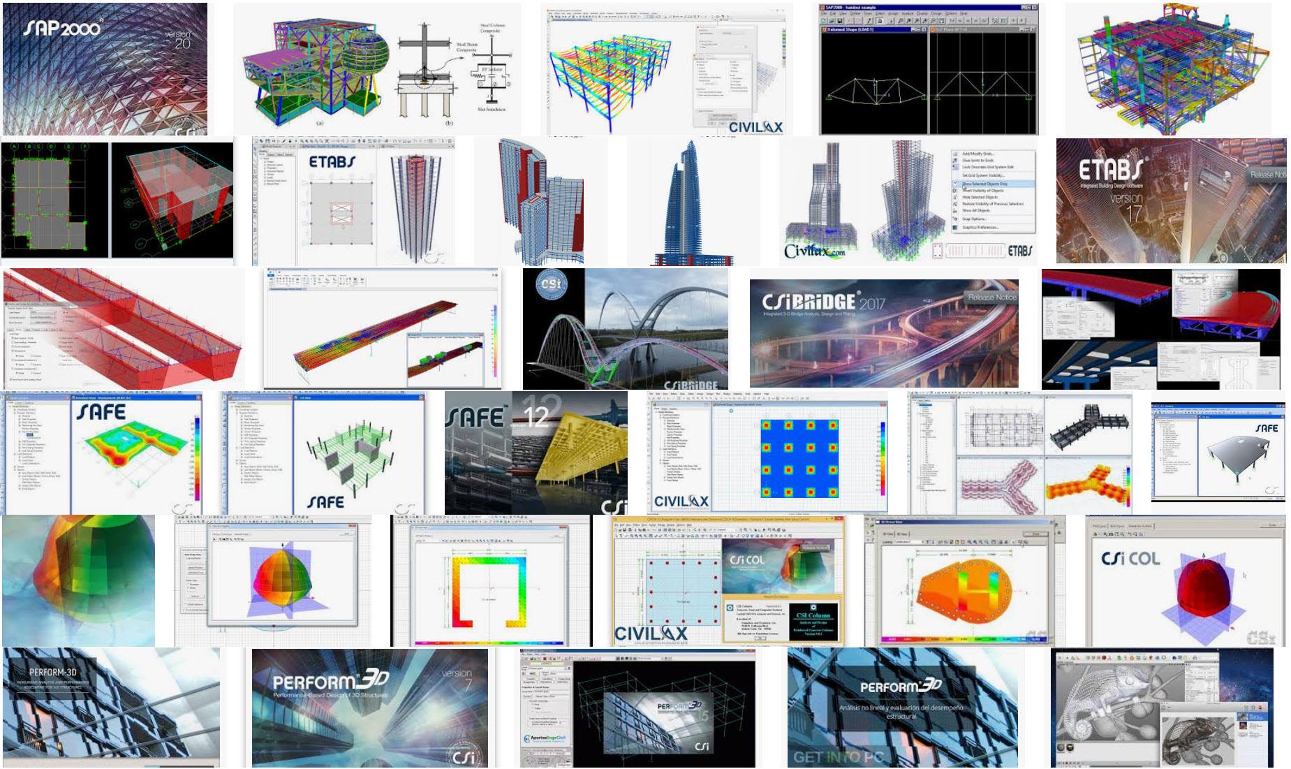 SAP2000 ETABS SAFE PERFORM-3D BRIDGE - Structural Analysis & Design ...