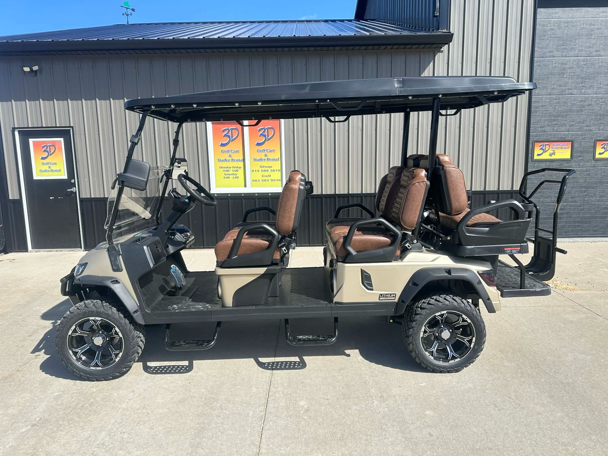 2026 TARA SUMMIT AIR 4+2 LIFTED 51V LITHIUM 6-SEATER Golf Cart! LIFTED ...