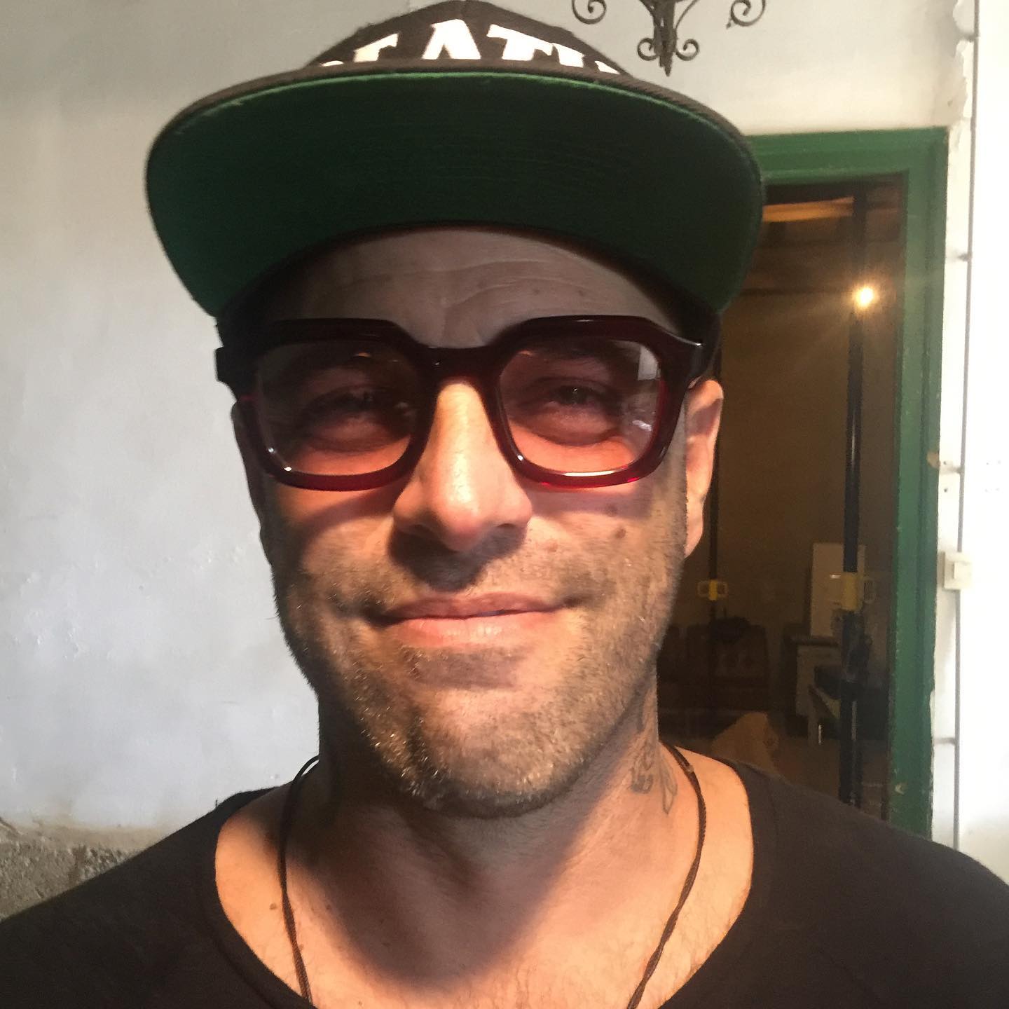 Native - Fede wears... MATHESON BLOOD W/ Custom Pink Lenses 