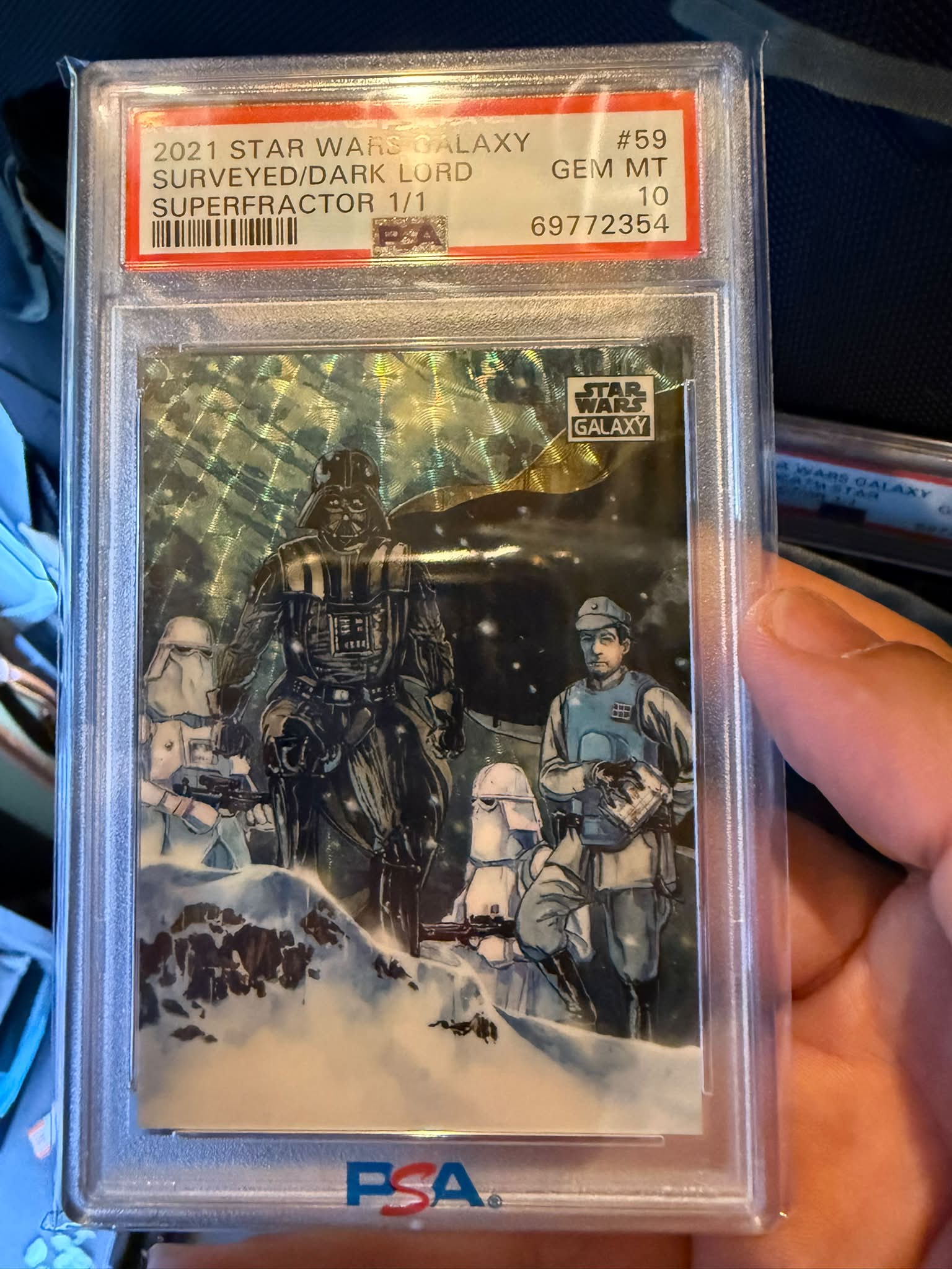 その他 Topps Star Wars Galaxy 2021 /25 PSA 10 Big one! Star Wars 2021 chrome galaxy Darth Vader psa 10!