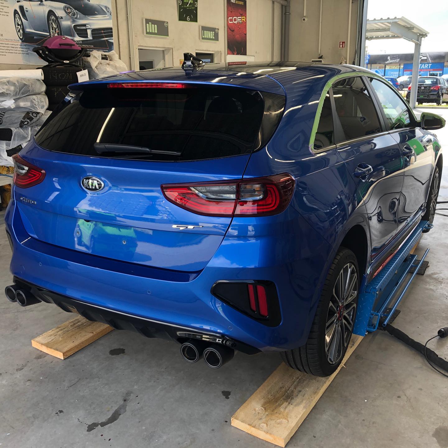 Neuwagen Versiegelung 7jahre 9h Kia Waschpark