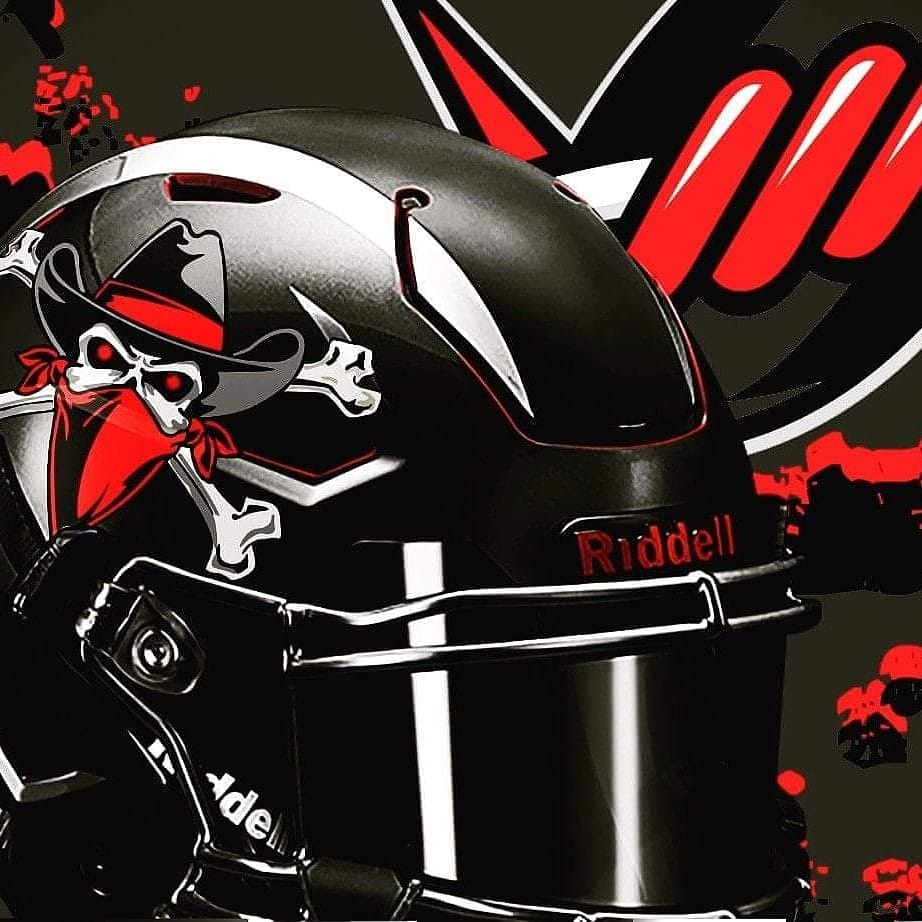 fantasy football helmets outlaws Championship Helmet Helmet + Perpetual Base Footballers Mini Helmet