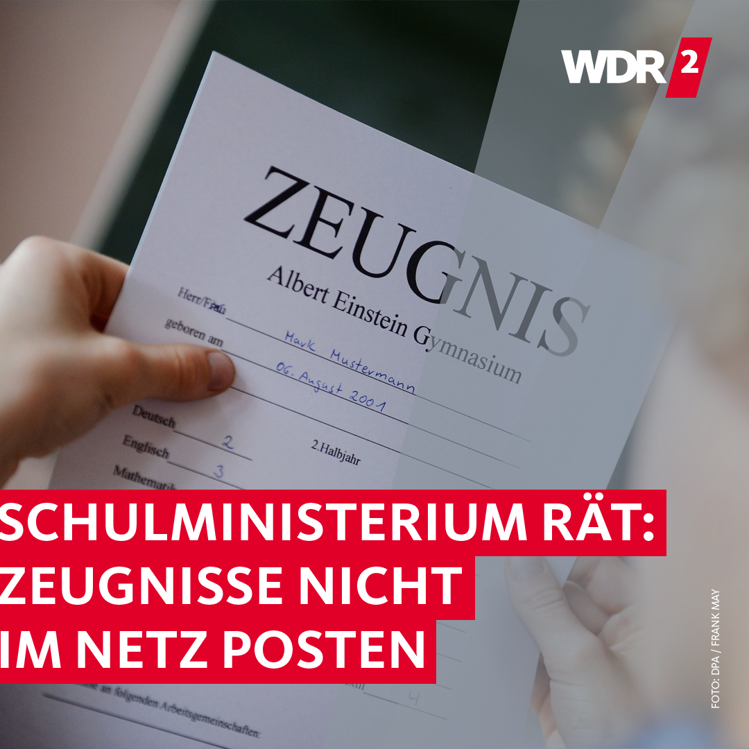 Wdr 2 Es Gibt Halbjahreszeugnisse Die Facebook