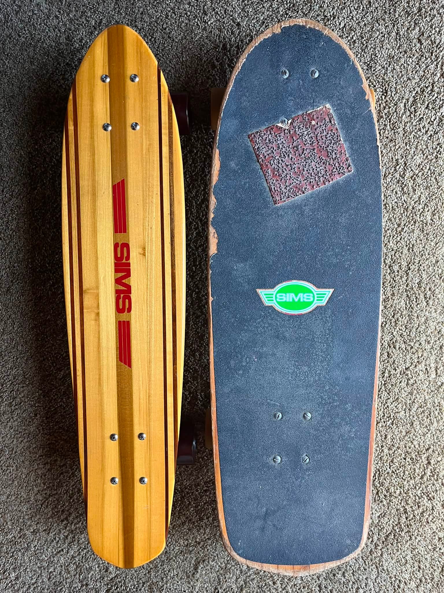 Did Sims make a concave skateboard deck?