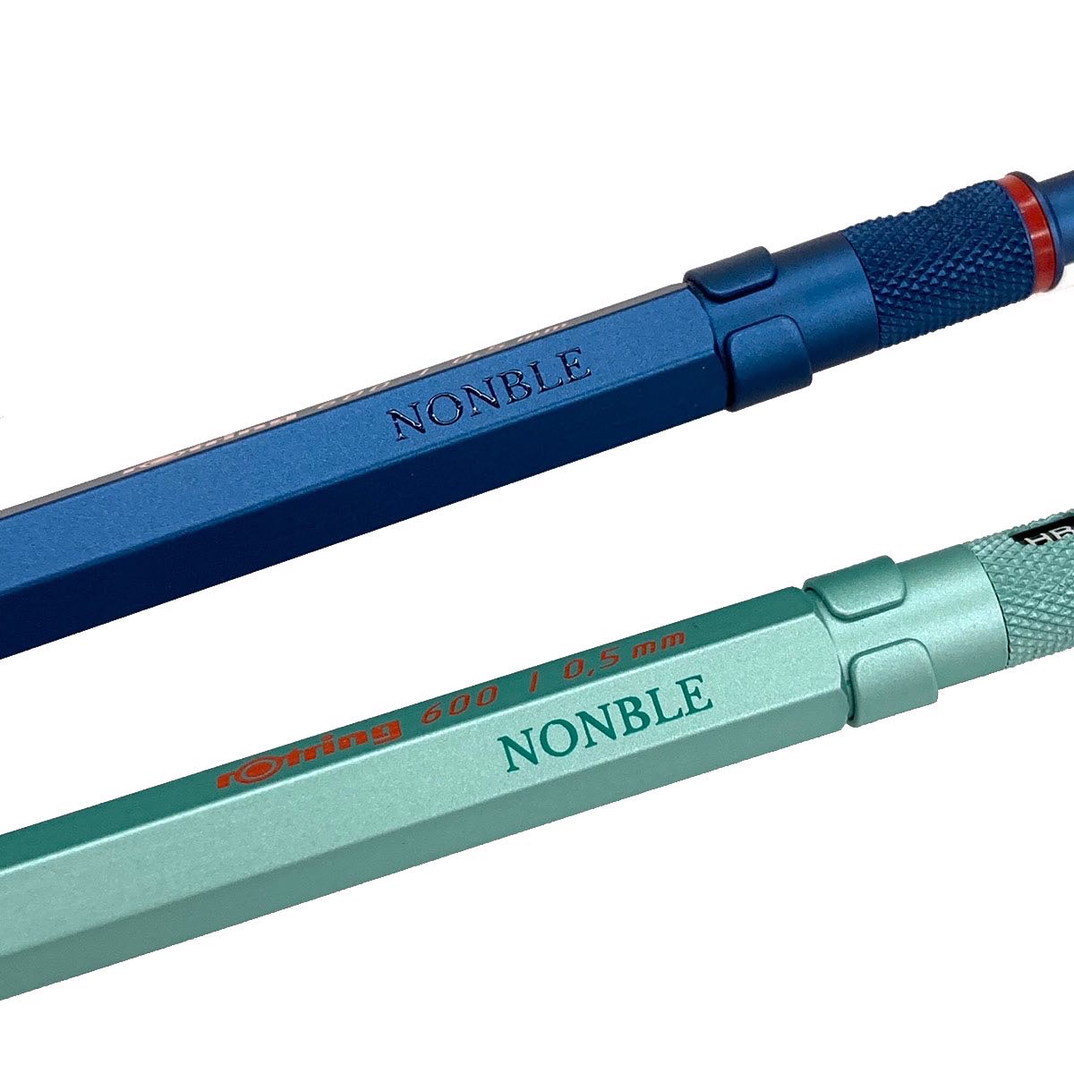 Nonble x rOtring 600 mechanical pencil Midnight Blue & Ice Mint 