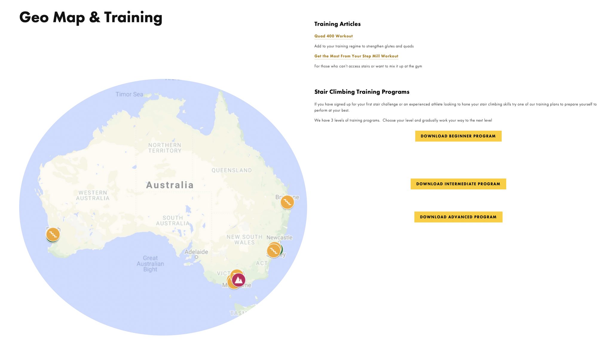 Did you know about the Geo Map... - Stair Climbing Australia | Facebook