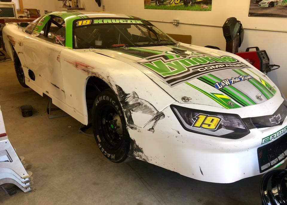 A week ago it was neat clean and all... - Bobby Webber Racing