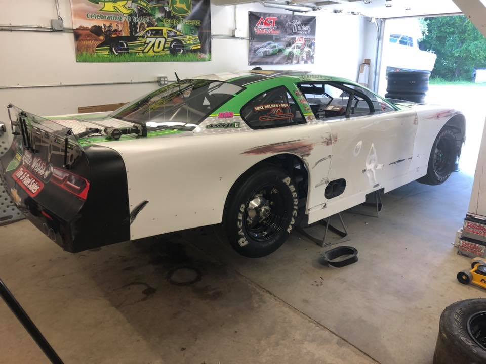 A week ago it was neat clean and all... - Bobby Webber Racing