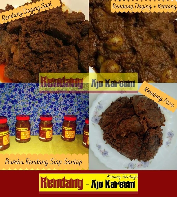 Rendang AJO Kareem - Menu hari ini ada : Rendang Daging Sapi Rendang ...