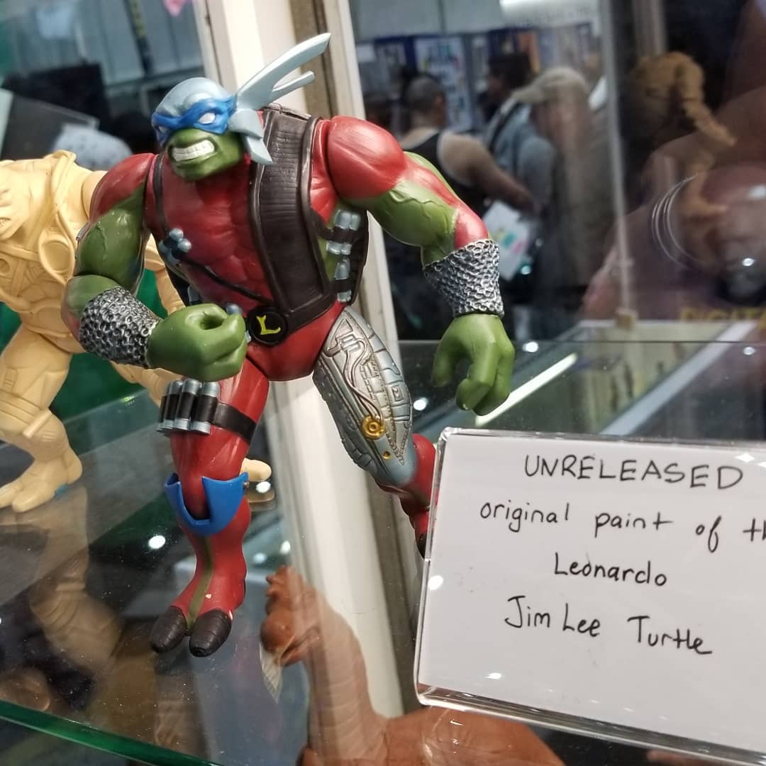 Rare TMNT Jim Lee Leonardo prototype at SDCC