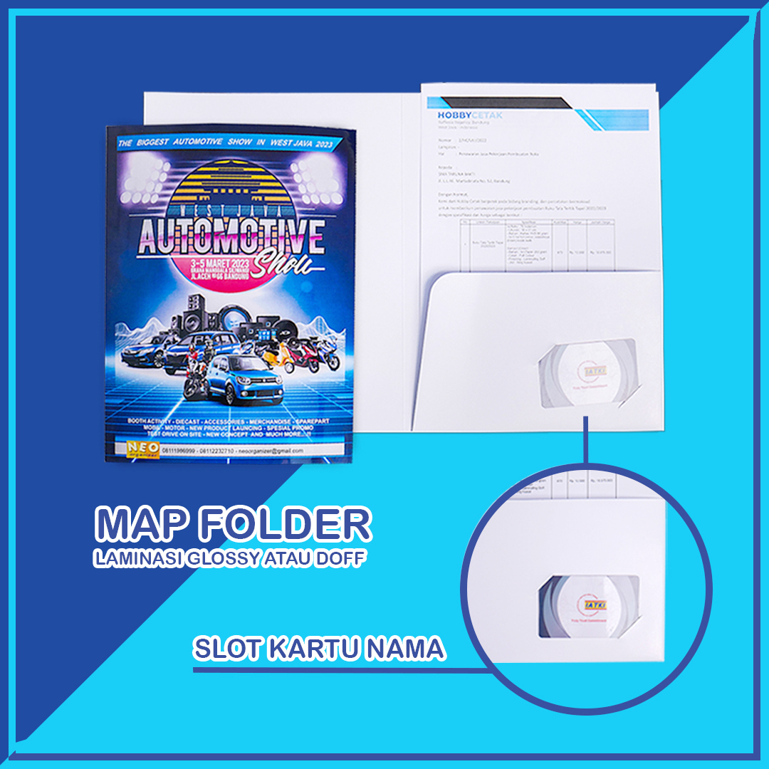 Hobby Cetak - Maps folder dengan di lengkapi tempat/slot...