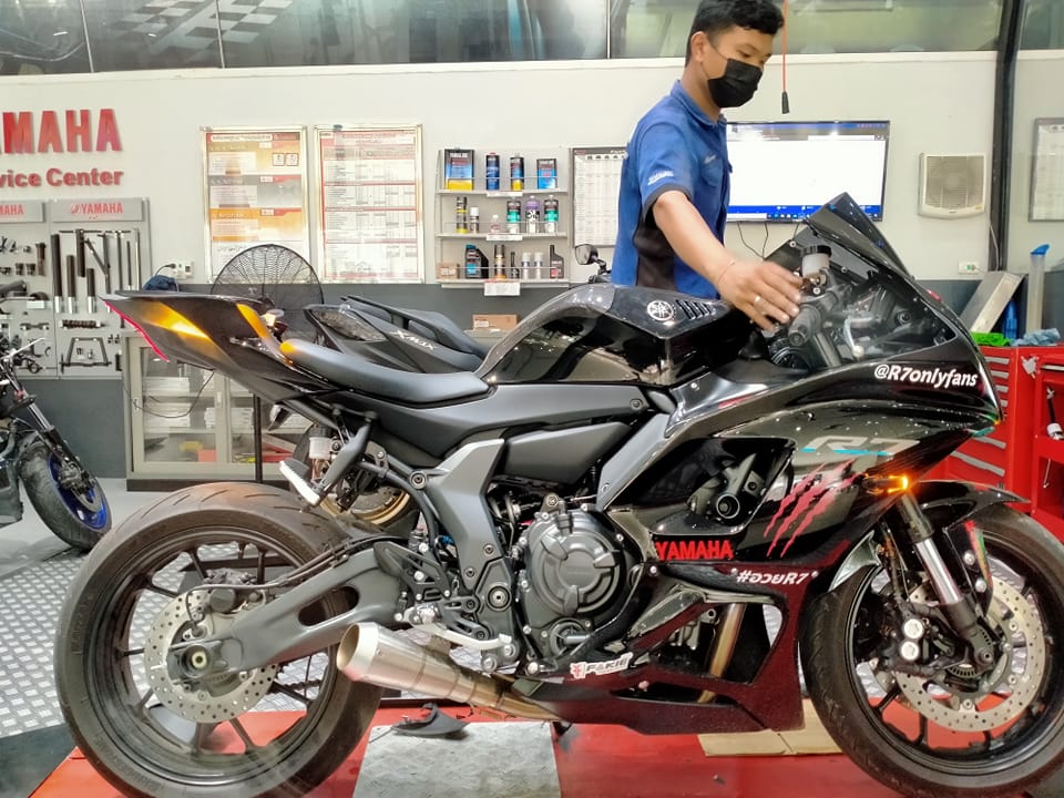 Yamaha Riders club Suratthani - Yamaha R7เช็คระยะ 1,000 กิโลเมตรแรกจัด ...