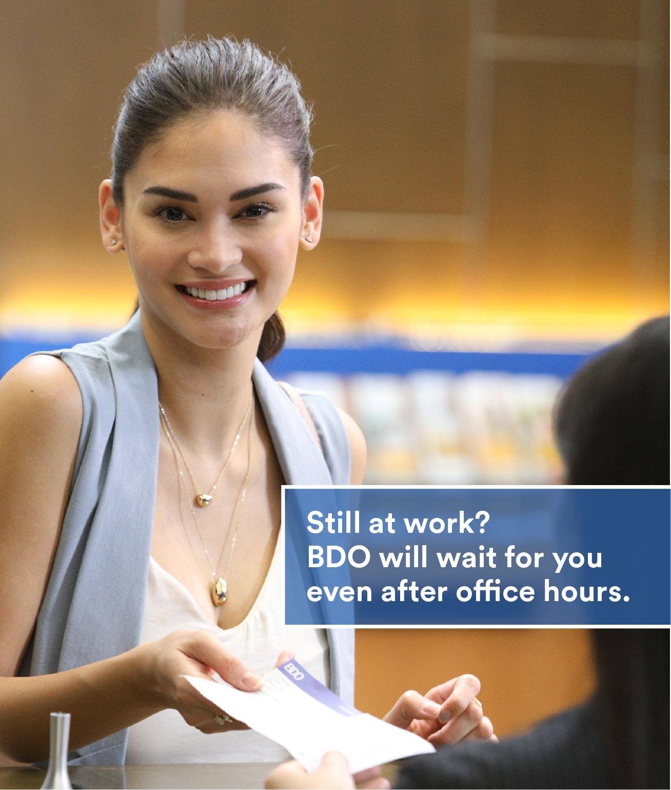 BDO Unibank - No need to rush to the bank after work or... | Facebook
