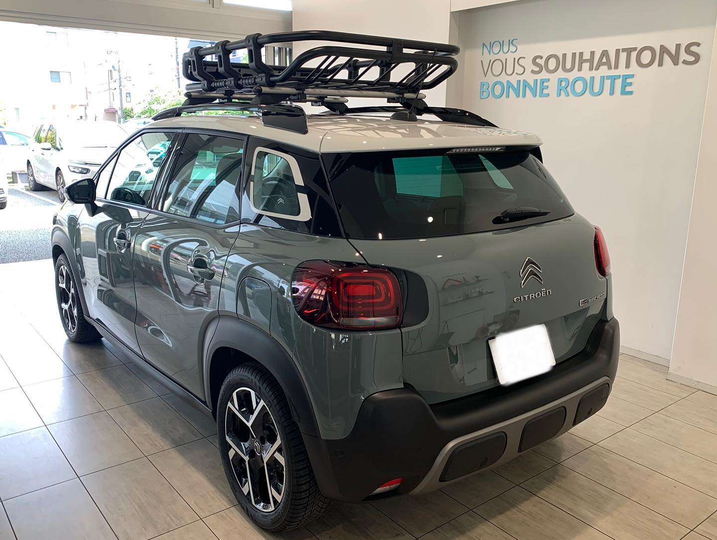 C3AIRCROSS ルーフキャリアとバスケットラック ご用命いただきました