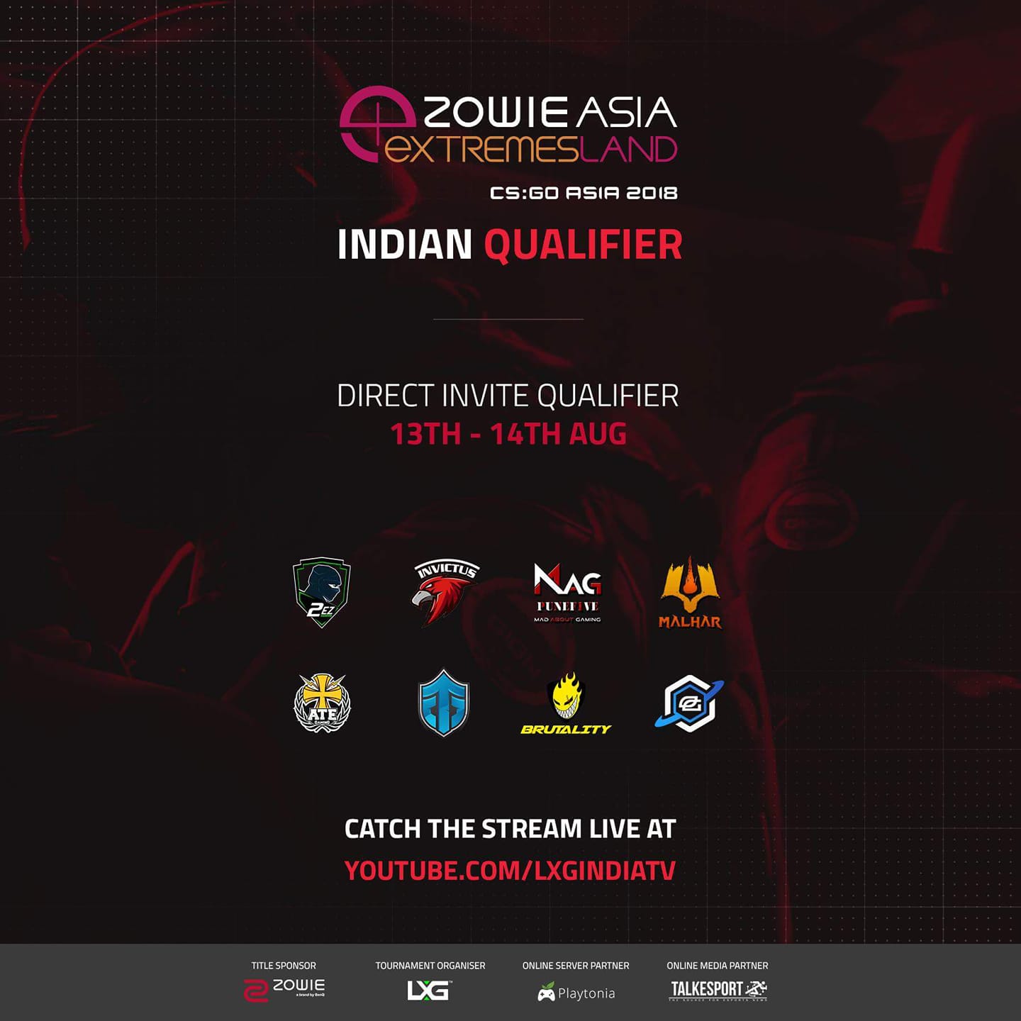 Playtonia - The eight best CS:GO teams of India are set to... | Facebook