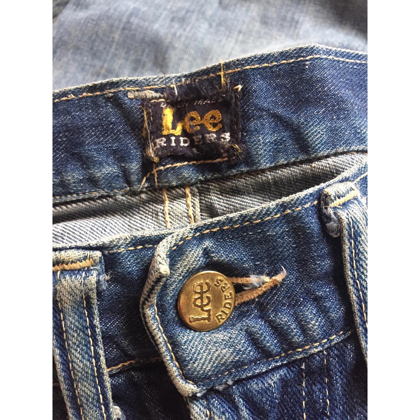 LEE - This vintage pair of 101z (zipper) dates back to the 1950s 