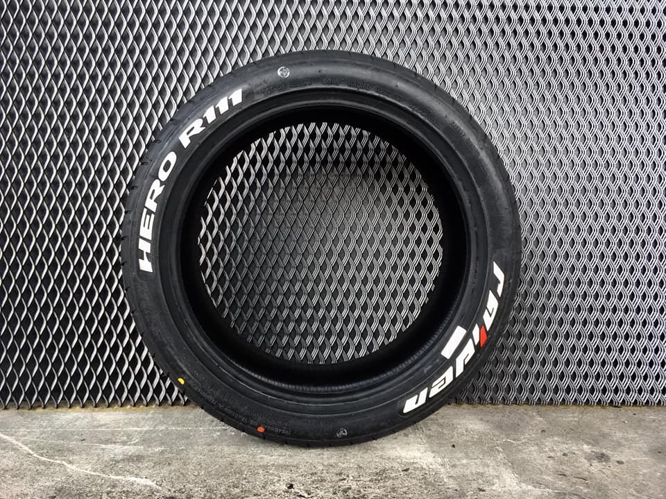 ทรัพย์รุ่งเรืองยางยนต์ - #RAIDEN #HERO #R111 205/45R17 (ตัวหนังสือขาว ...