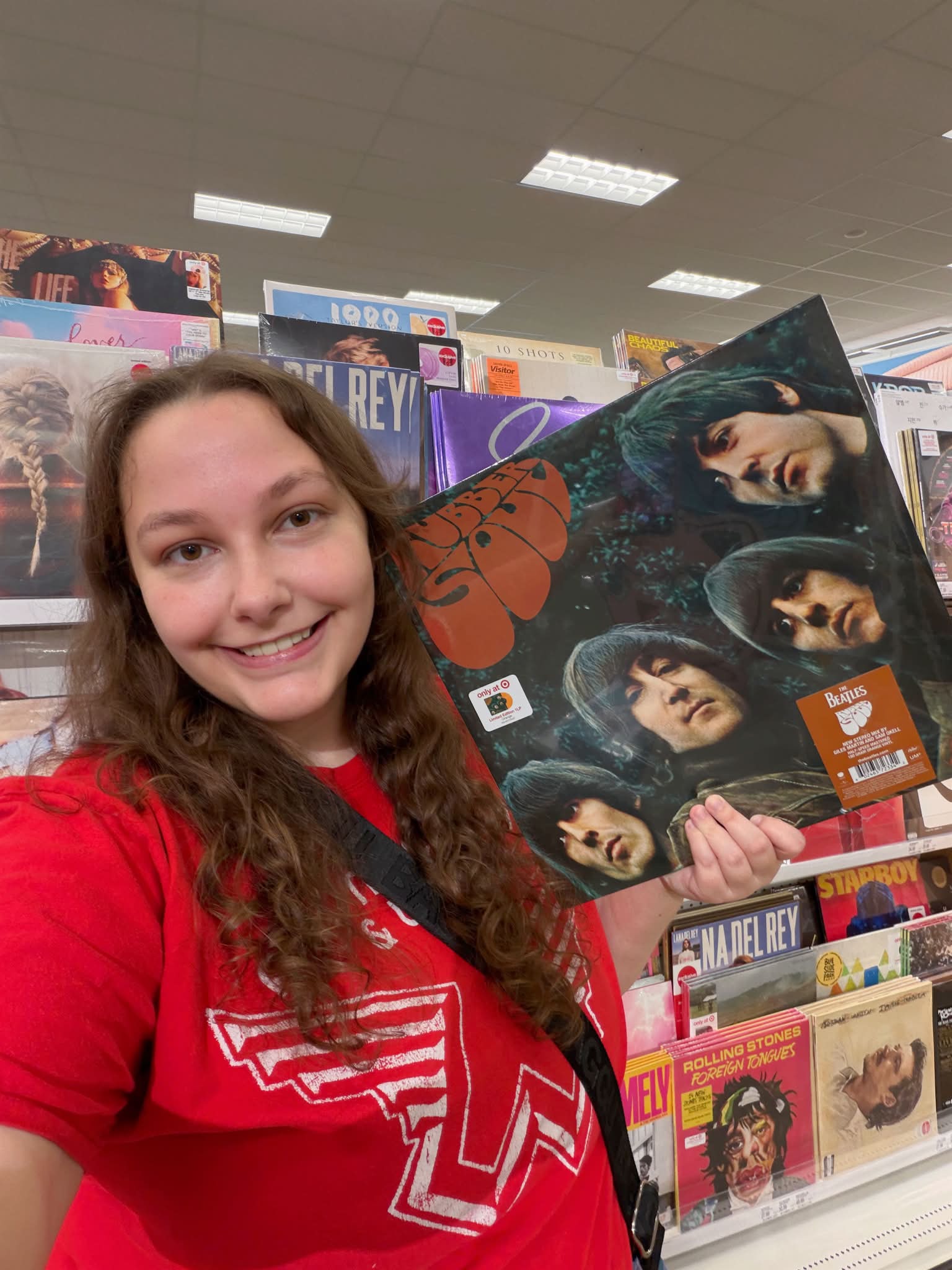 ヘリッシュ・リビューク　foil版アーティストプルーフ Couldn't miss out on the Target orange vinyl 🧡 #thebeatles
