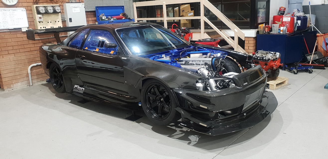 Drews R34 GTR Time Attack... - Croydon Racing Developments