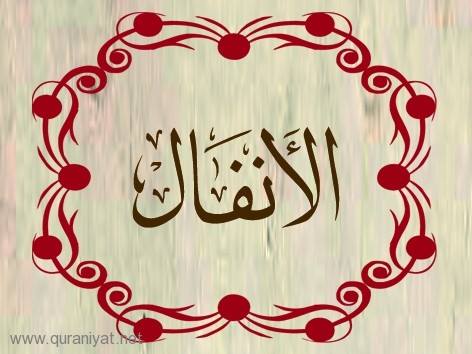 نور الهداية متشابهات القرآن ولمسات بيانية تعليل ورود الجملة الاسمية ومركباتها في سورة الأنفال أي تعليل الكثرة والقلة لورود المبتدأ الصريح أكثر مثلا وربط ذلك بمعاني الآيات في السورة بسم الله