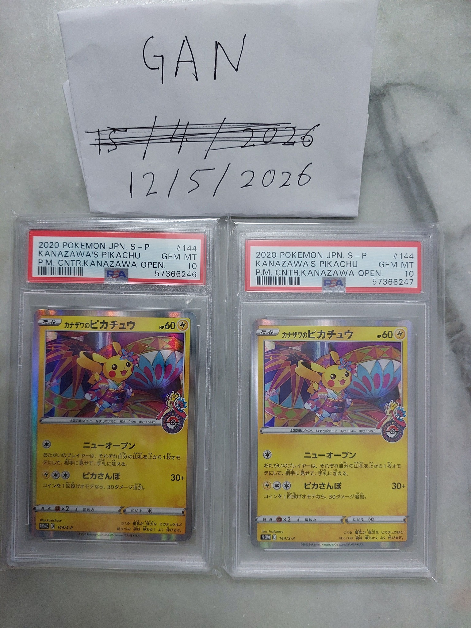 PSA 10 Kanazawa Pikachu cards for sale