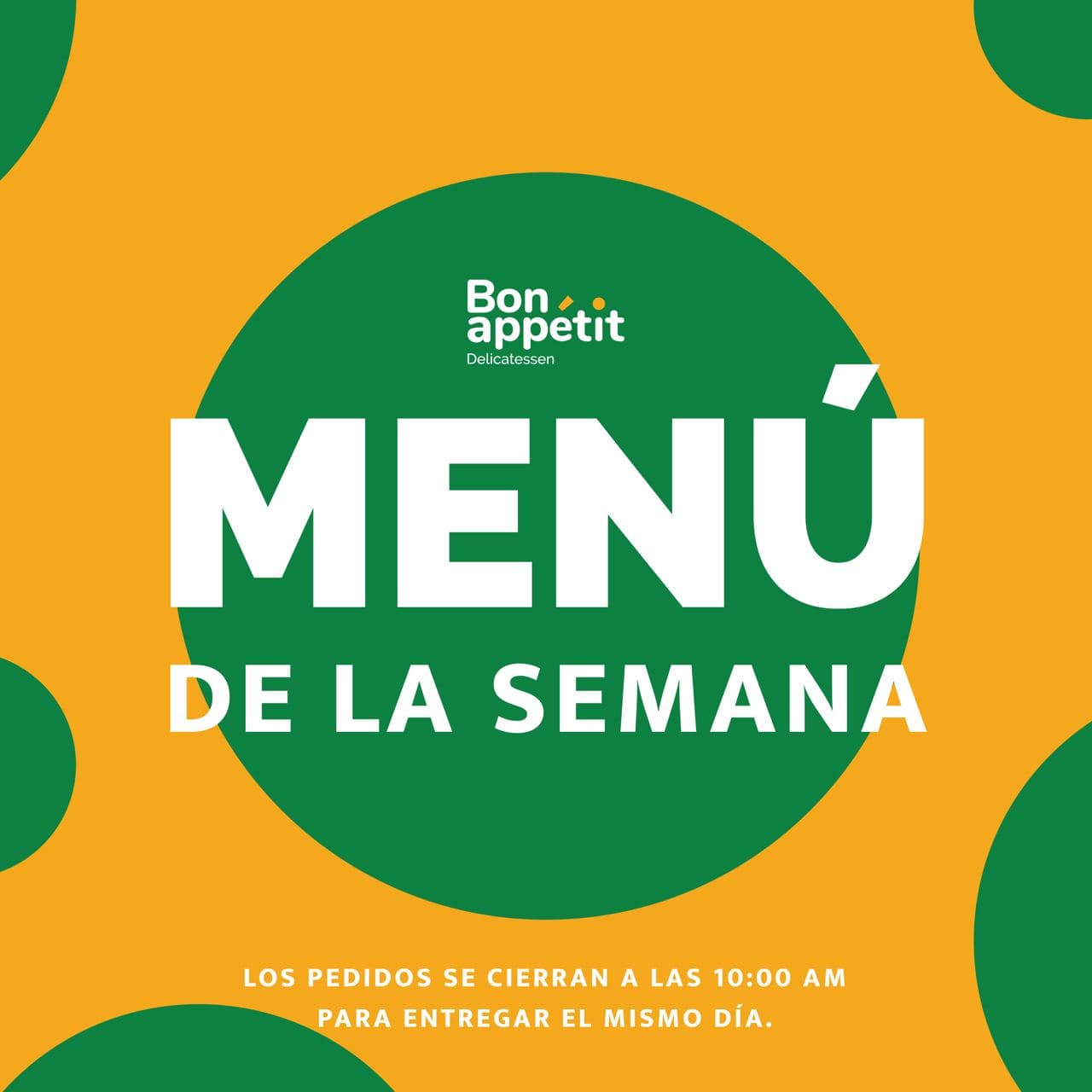 Bon Appetit - Conoce el menú semanal y come rico con tu...