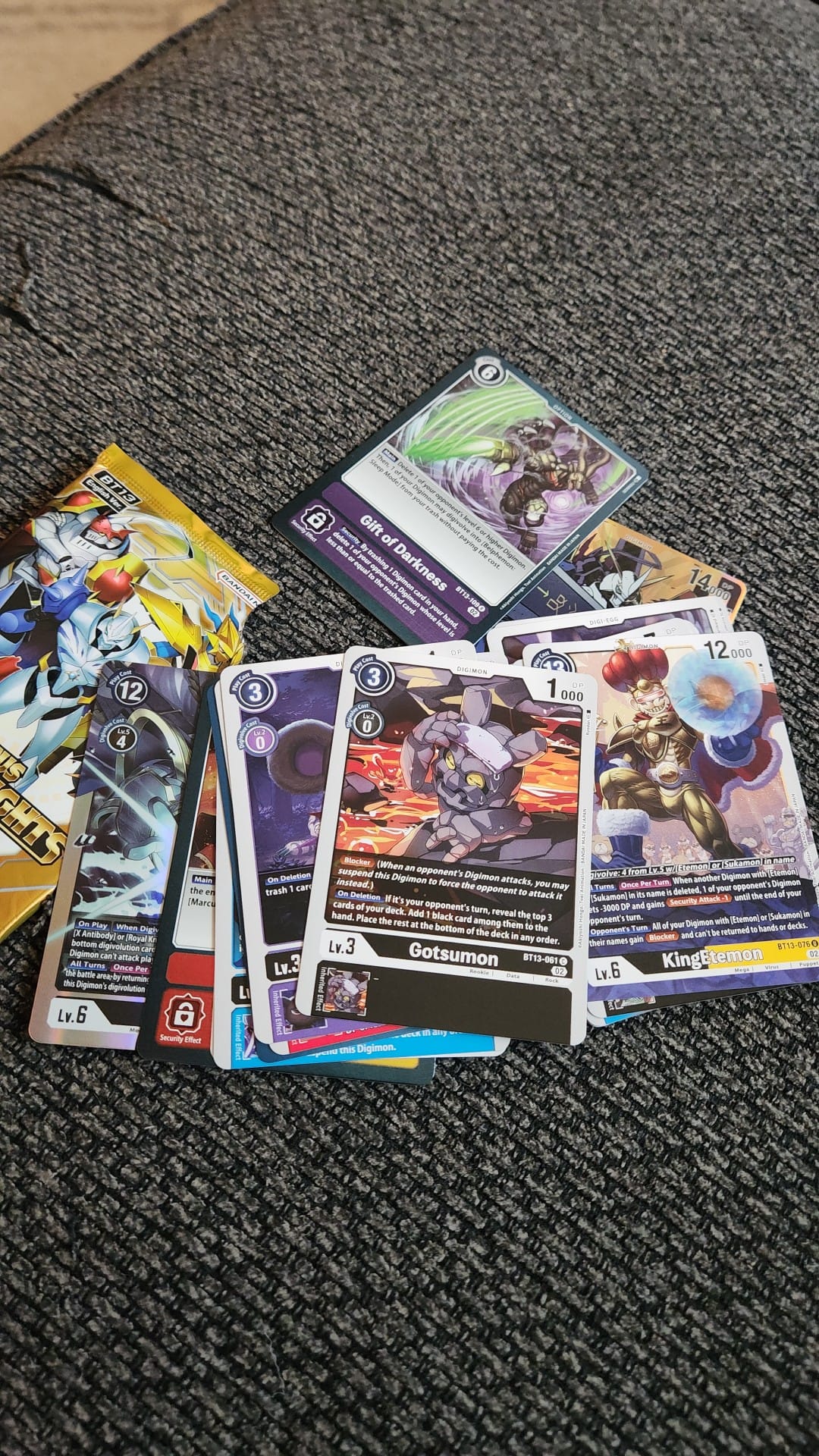 digimon cards target Gallantmon [BT12-018] (Alternate Art) [Across Time]  TokenMTG Exclusive Limited Foil version of MockingBirdmon Luckily found this at a
